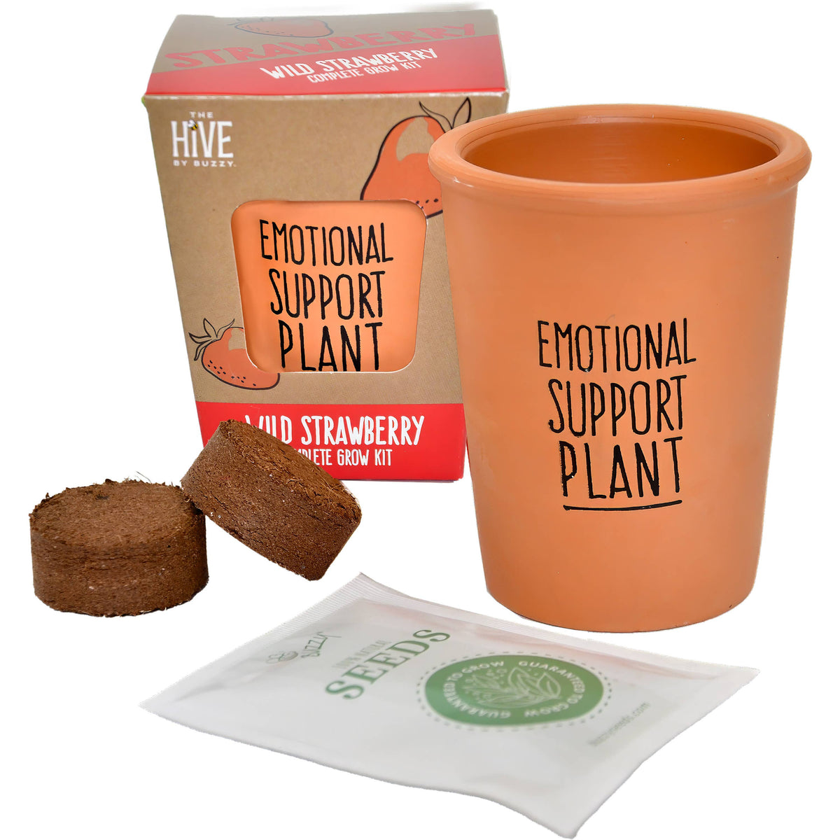 Wild Strawberry Grow Kit | Planter + Growing medium + Seeds
