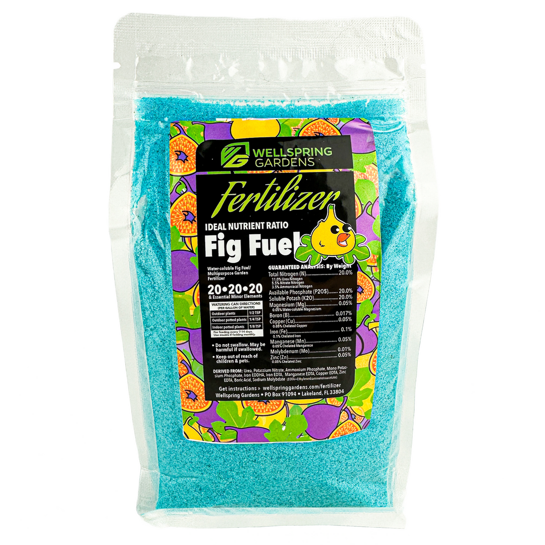 Fig Fuel Fertilizer - Water-Soluble 20-20-20 - (1 or 2 LB bag)