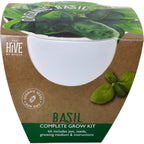 Indoor Growing Kit | Tomato, Basil or Sunflower | Ceramic pot + Growing medium + Seeds