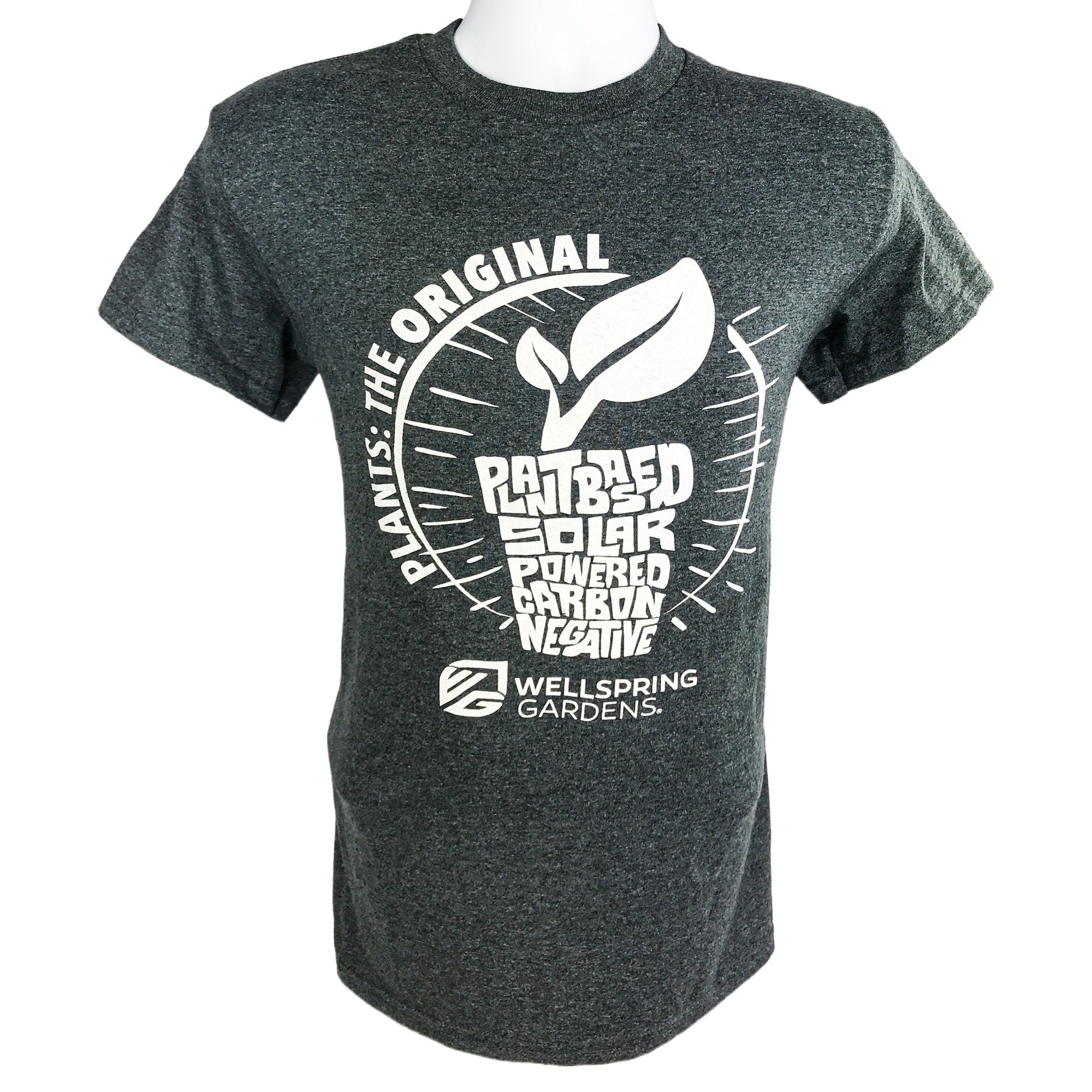 'Plants: The Original Plant-Based, Solar-Powered, Carbon-Negative' Wellspring Gardens T-Shirt